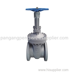 Manual gate valve apply for power station