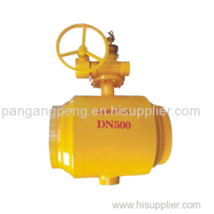 The power station turbine drive full welded ball valve