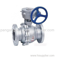 floating type metal sealing ball valves apply for power station