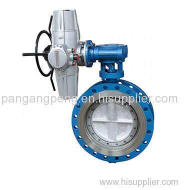the power station Hard seal electric butterfly valve