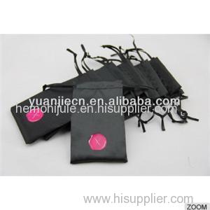 Customized Promotional Pink Satin Bag