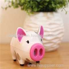 Portable Lovely Pigs Cartoon Mini Desk Dust Cleaner Vacuum Cleaner (M307)