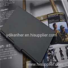 Promotional Gift Type Of Metal Material Black Color Business Card Case (CC07)