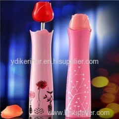 New Ladies 3-Fold Anti UV Sun Rain Rose Vase Bottle Folding Compact Umbrella (UM003)