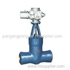 high temperature and high pressure power station gate valve