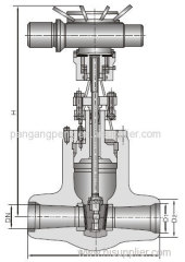 power station electric gate valve