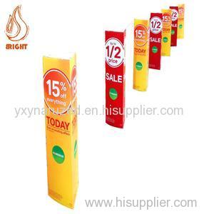 Outdoor Advertising Printed Correx Bollard Cover