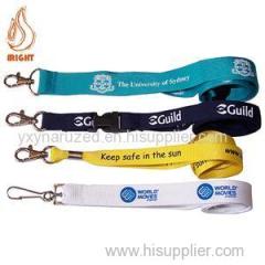 Custom Logo Mark Nylon Lanyard For Promotion