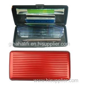 Large Capacity Aluminum Long Card Wallet