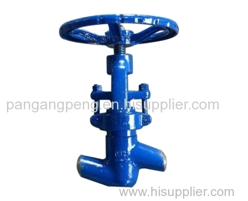 The wedding globe valve apply for power plant