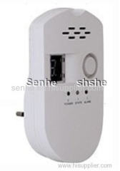 220V powered standalone alarm gas with MCU+SMT+ABS shell portable multi gas detector