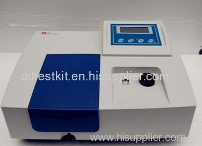 PC Interface Single Beam UV Visible Spectrophotometer