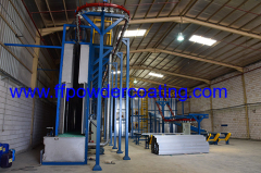 Vertical Powder Coating System for aluminum profiles