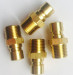 1/2 inch copper fittings male plug with open flow or shut off valve