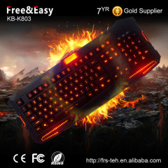 Led gaming keyboard for gamer