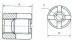 THROUGHOUT THREAD WIRE CLAMP