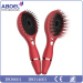 Custom Printed Combs wholesale Ionic LED Light Rechargeable Hair Brush Professional
