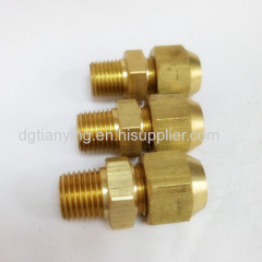 Brass compression fittings male adapter