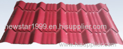 Corrugated coated Steel Roof Tile Glazed Metel Roofing Tile