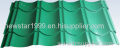 Corrugated coated Steel Roof Tile Glazed Metel Roofing Tile