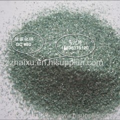 Green silicon carbide/carborundum grits