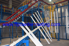 vertical powder coating systems