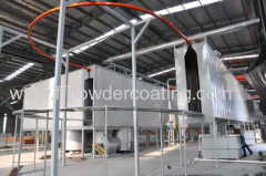 Complete powder coating plant