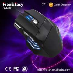 High quality 7D laser noiseless pc gaming mouse