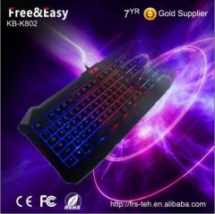 colorful led wired gaming keyboard