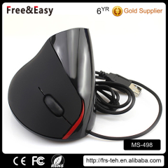 Ergonomic vertical 5D optical USB mouse