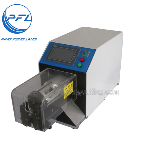 Coaxial wires stripping machine