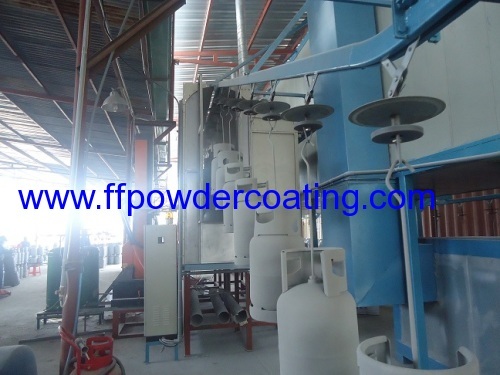 LPG tank powder coating plant systems