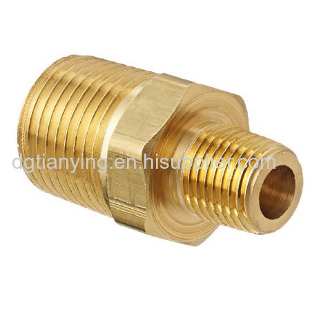 Plumbing Material Male Thread Reducing Nipple Water Brass Fitting