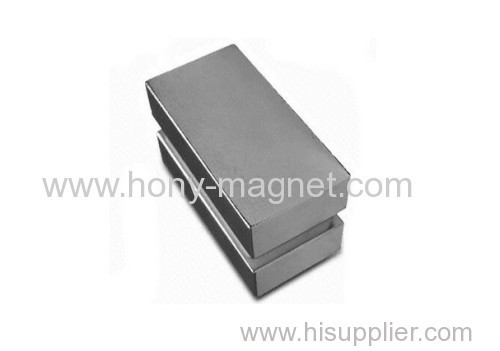 Strong sintered big neodymium block magnet F50x25x10 mm