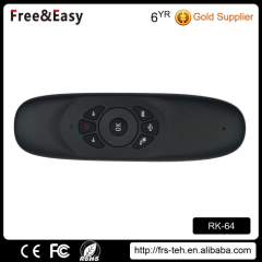Hot selling 2.4g wireless fly air mouse keyboard android tv box