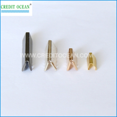 CREDIT OCEAN custom metal end clip for elastic