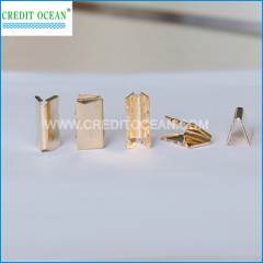 CREDIT OCEAN custom metal end clip for elastic