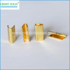 CREDIT OCEAN custom metal end clip for elastic