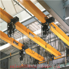 Electric hoist double beams bridge crane price