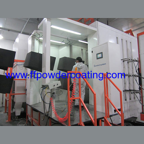 powder coating system for metal furniture