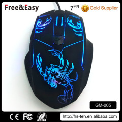 LED light up show gaming mouse