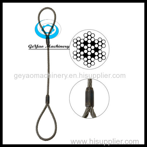 Wire Rope Sling-Cable Laid 7x7x7 for lifting handle