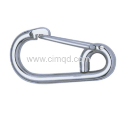 OVAL SNAP HOOK AISI316 WITH BENDED EYE