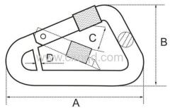 TRIANGLE SNAP HOOK 316