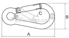 SNAP HOOK AISI 316