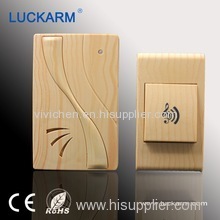 Wooden color remote control digital wireless doorbell 671