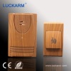 wooden remote control wireless door chime doorbell for apartment