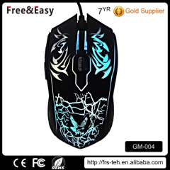 Beautiful light show mouse for gamer