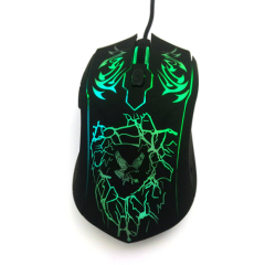 LED 7 color lighting up gaming mouse