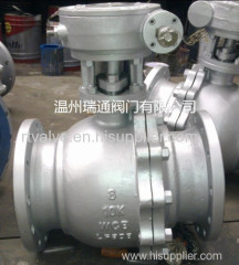 JIS 10K flanged ball valve